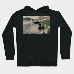 View of the Seine by Georges-Pierre Seurat Hoodie